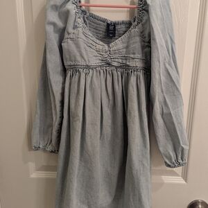 GAP Kids Chambray Babydoll Dress